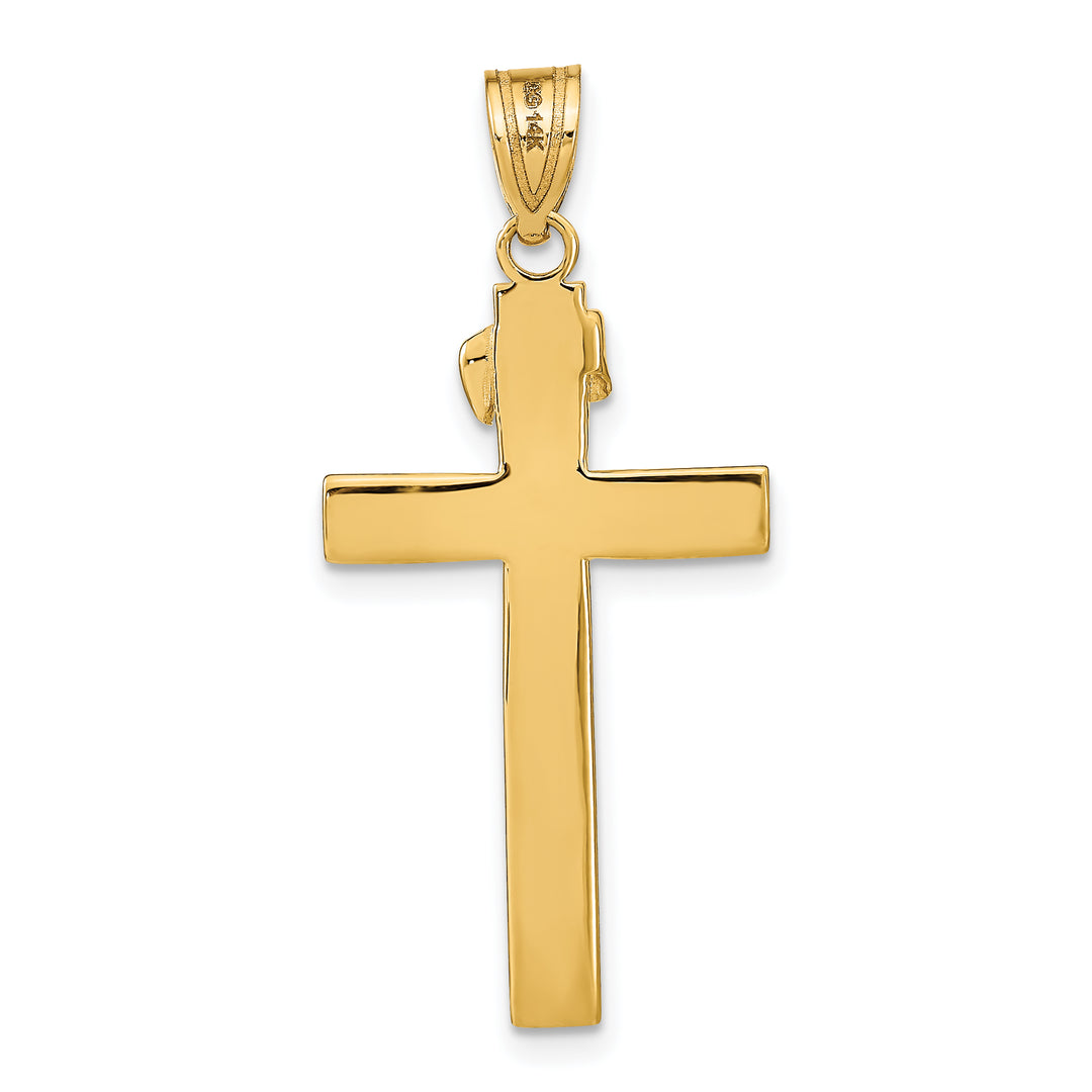 14k INRI Crucifix Pendant