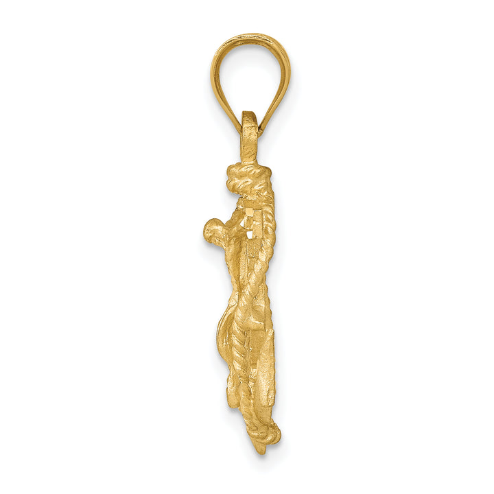14k Mariners Crucifix Pendant