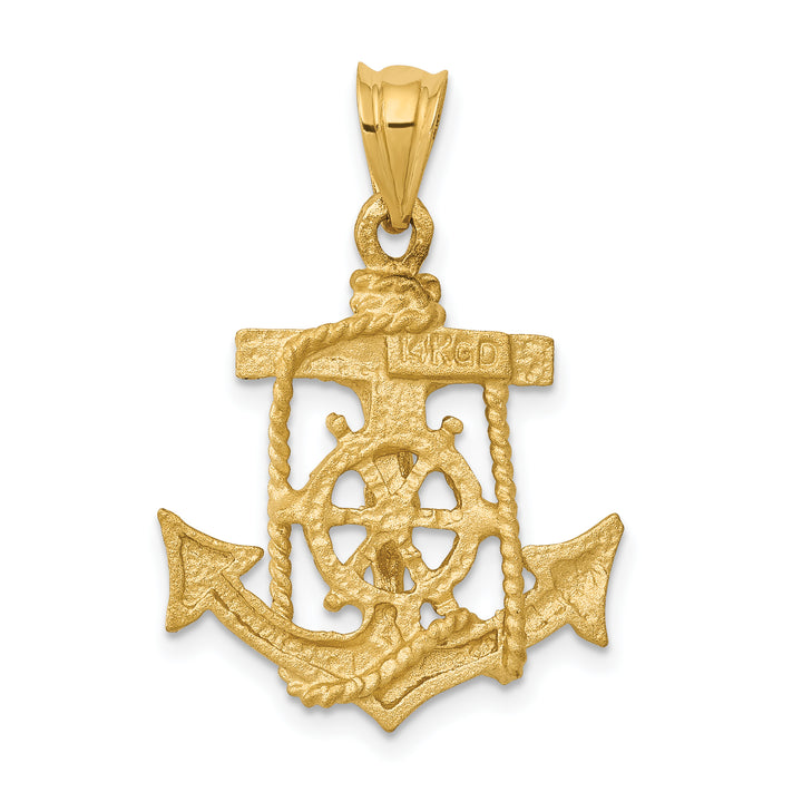 14k Mariners Crucifix Pendant