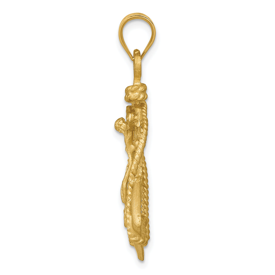 14k Mariners Crucifix Pendant