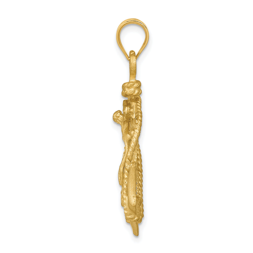 14k Mariners Crucifix Pendant