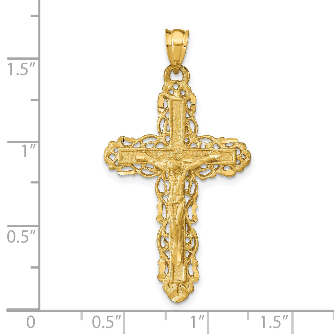 14k Crucifix Charm