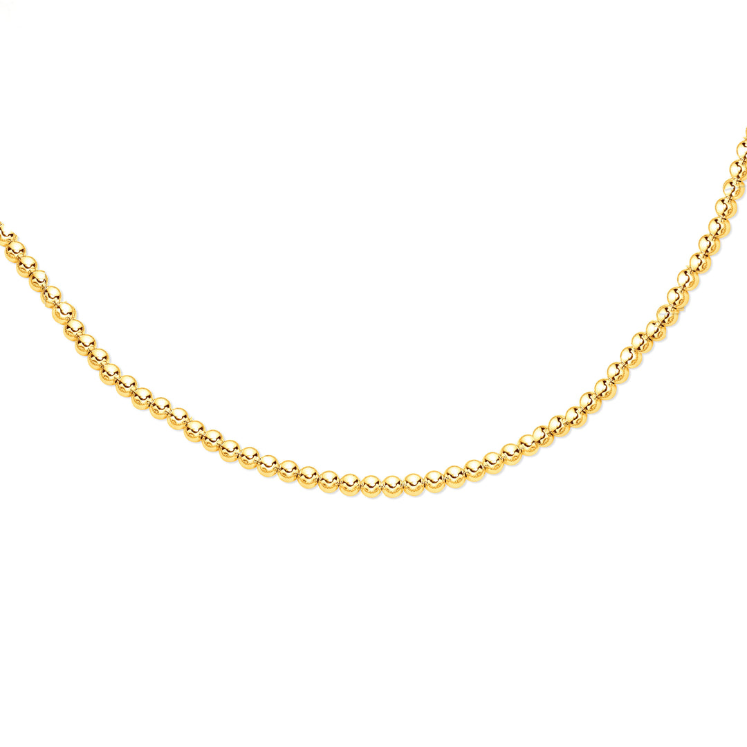 14K Gold 6mm Bead Chain
