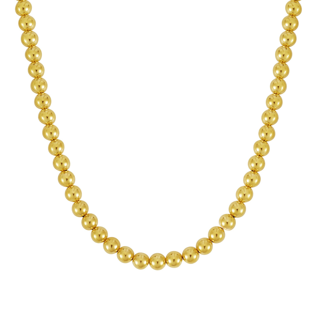 14K Gold 8mm Bead Chain
