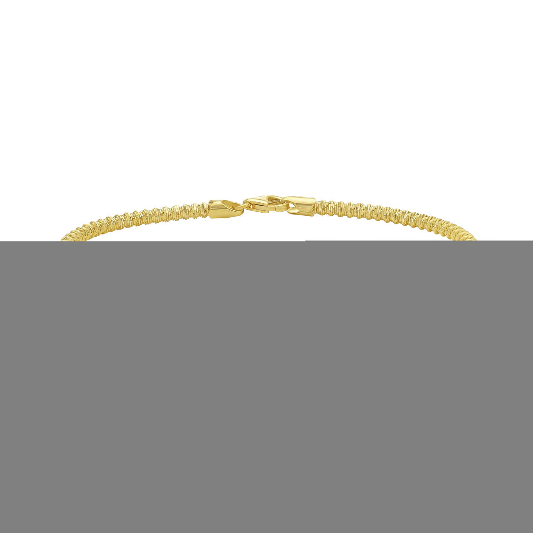 14K 2.7mm Sparkle Spring Chain