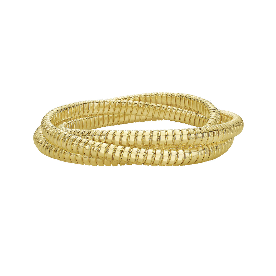 14K Tubogas Wrapped Bangle