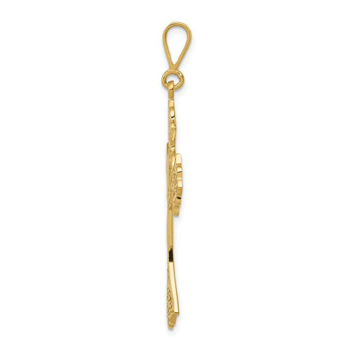 14k Celtic Cross Pendant