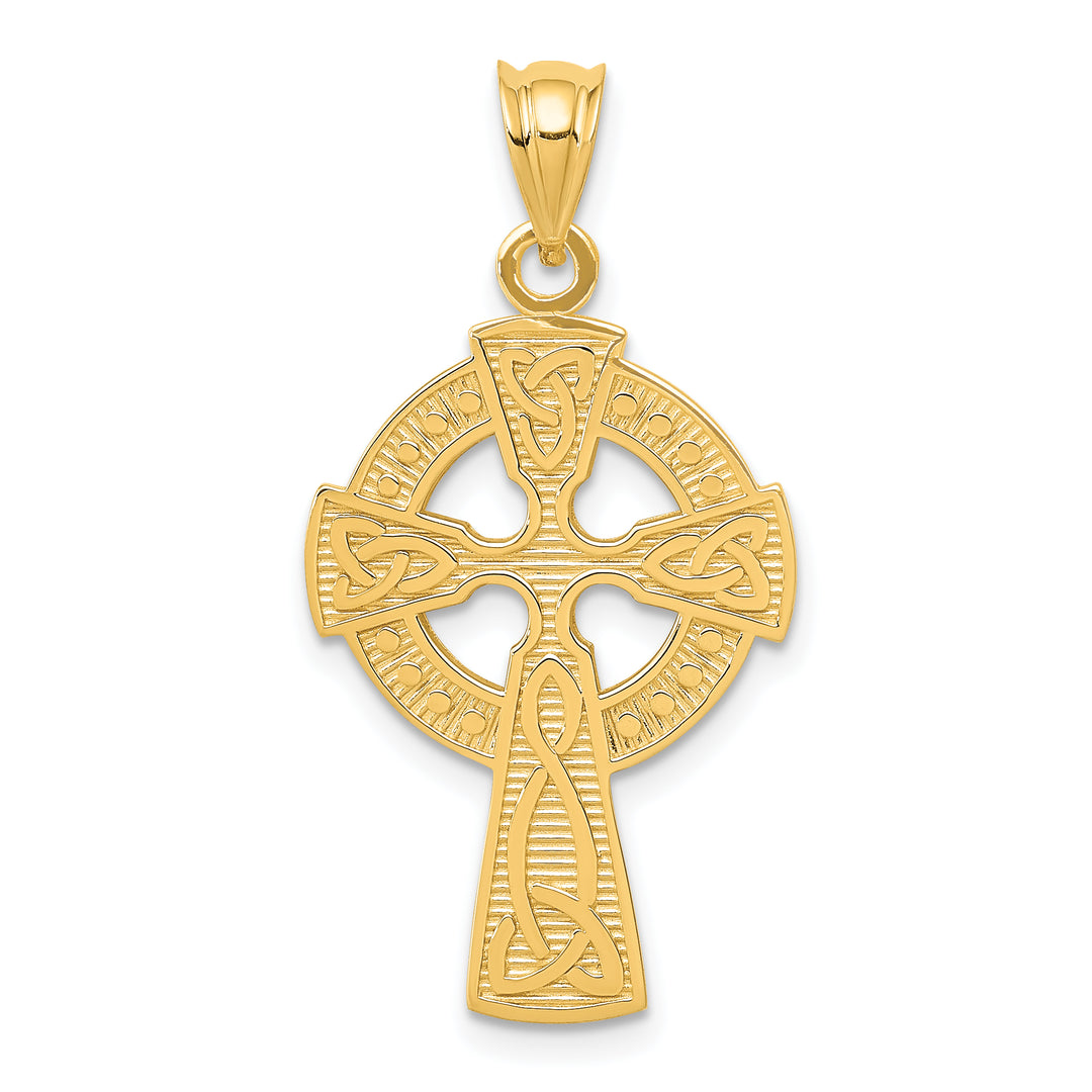 14k Celtic Cross Pendant