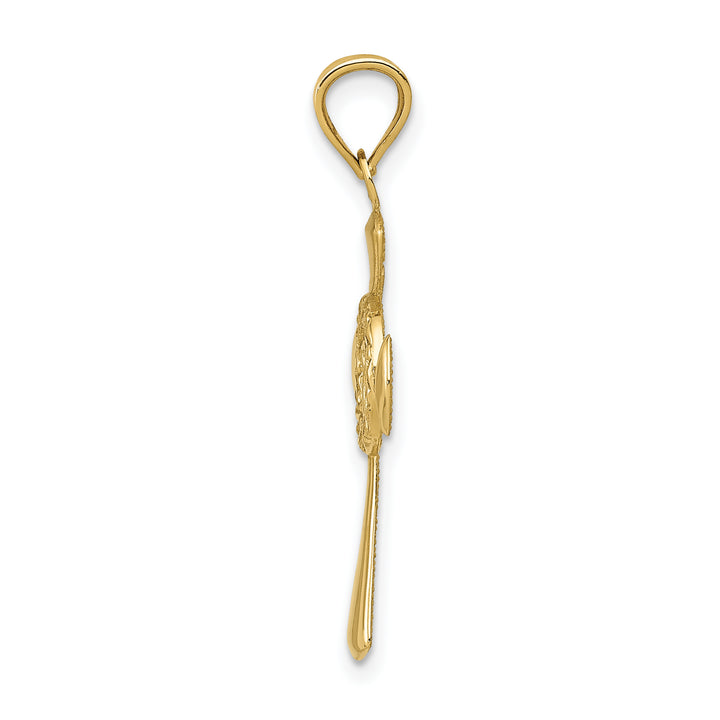 14k Celtic Cross Pendant