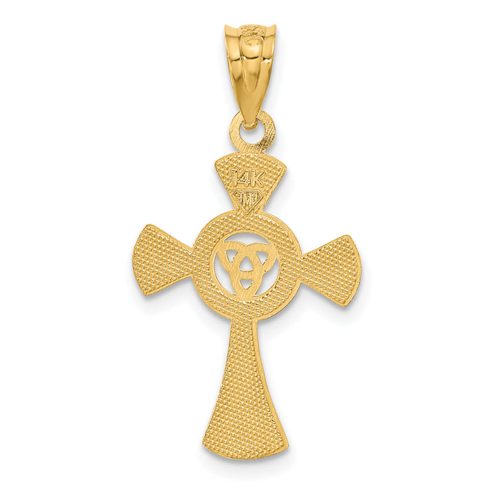 14k Celtic Cross Pendant
