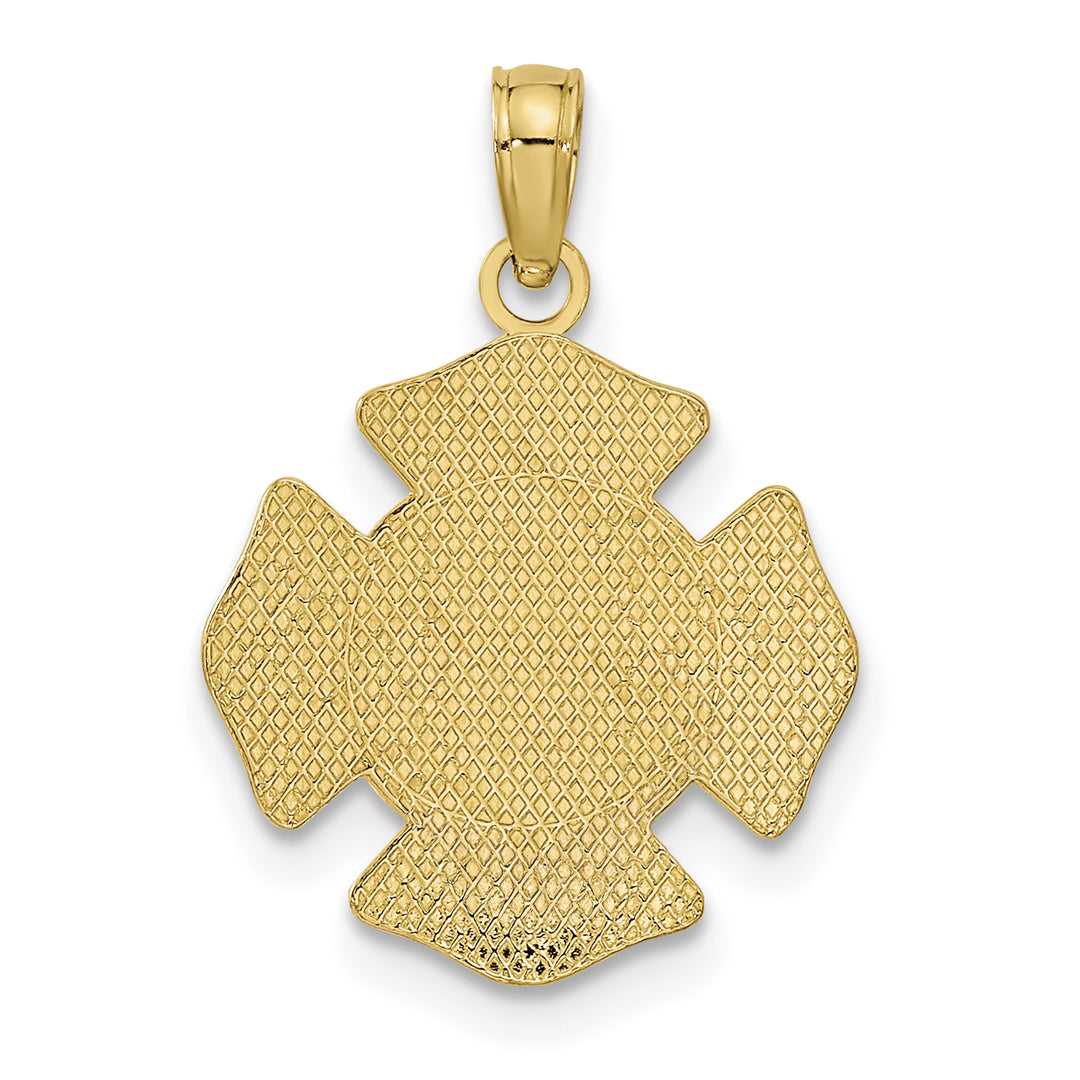 14k Small St. Florian Badge Pendant