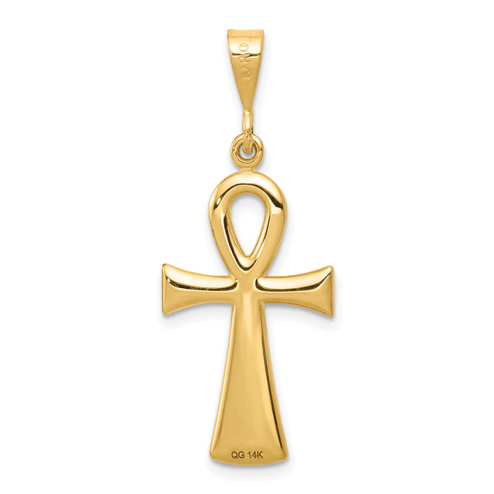 14k Egyptian Ankh Cross Pendant