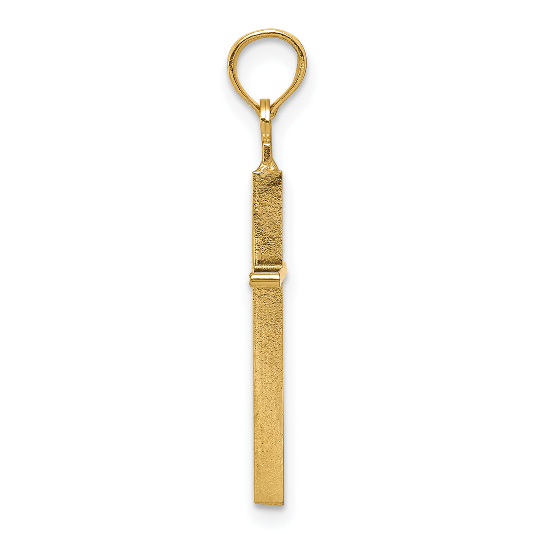 14k Polished Cross Pendant