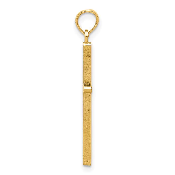 14k Polished Cross Pendant