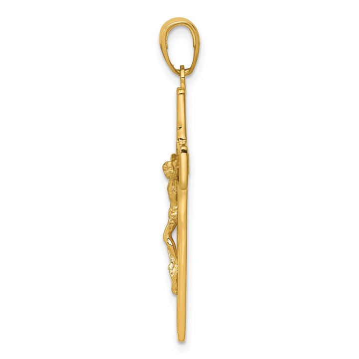14k Crucifix Pendant