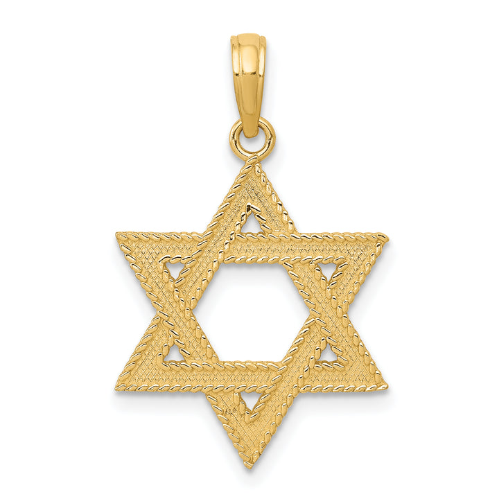 14k Star of David Pendant