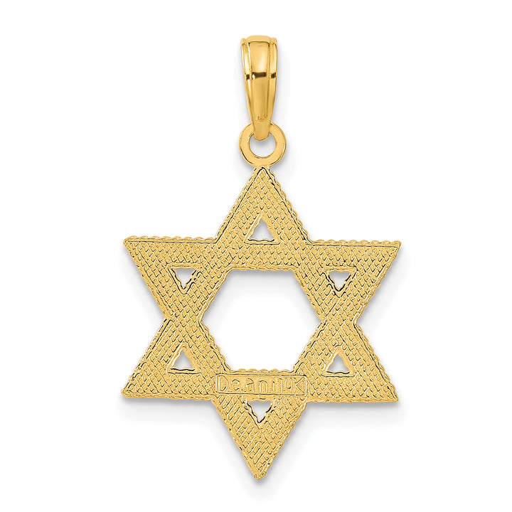 14k Star of David Pendant
