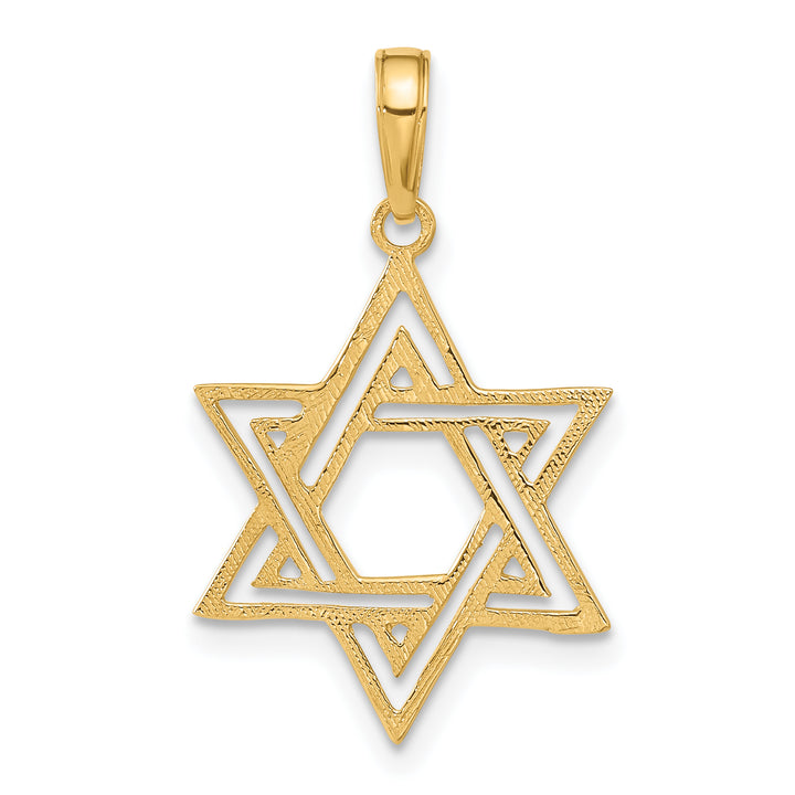 14K Star of David Pendant