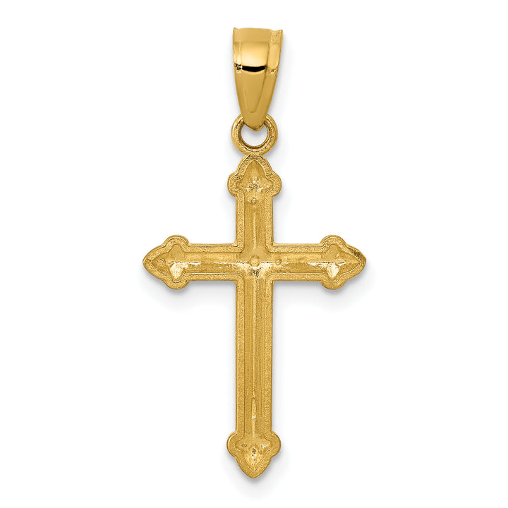 14k Passion Cross Pendant