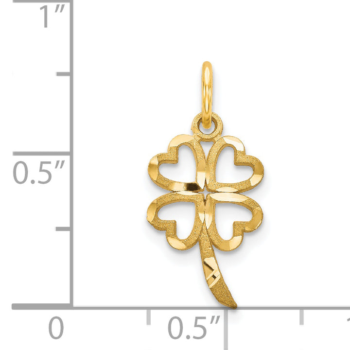 14k 4 Leaf Clover Charm