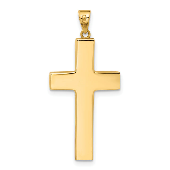 14K Polished Cross Pendant