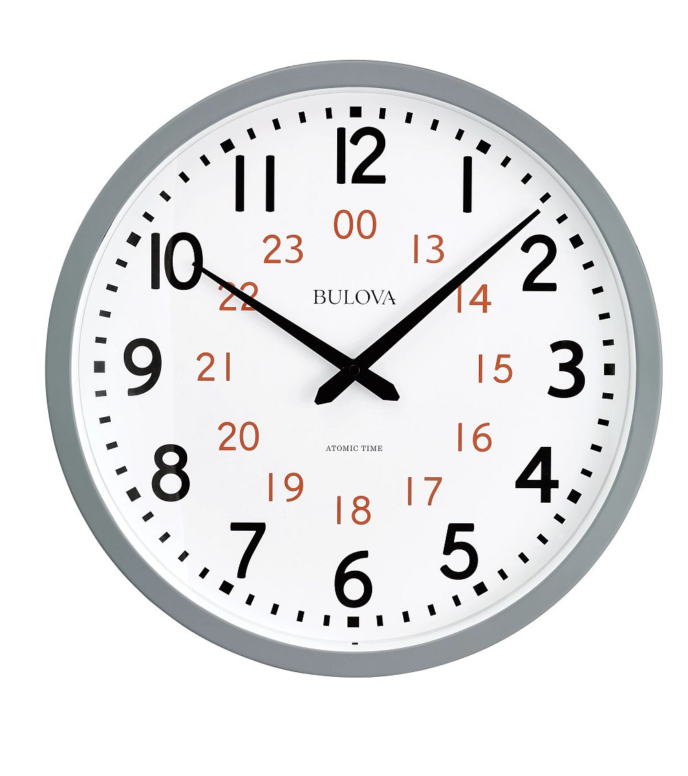 Bulova  Wall   Wave Clock