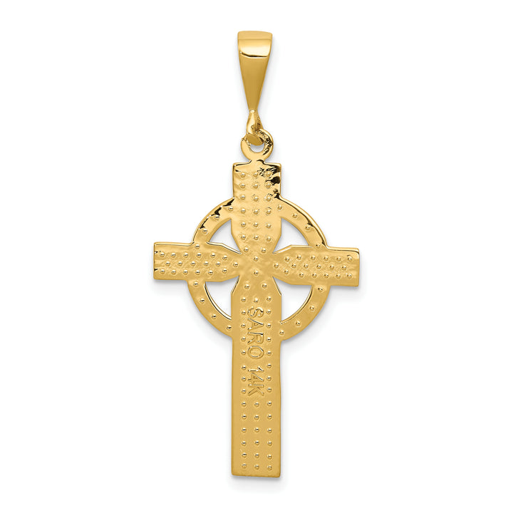 14k Celtic Cross Pendant