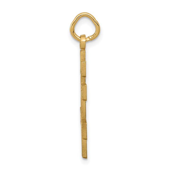 14k Eastern Orthodox Cross Charm