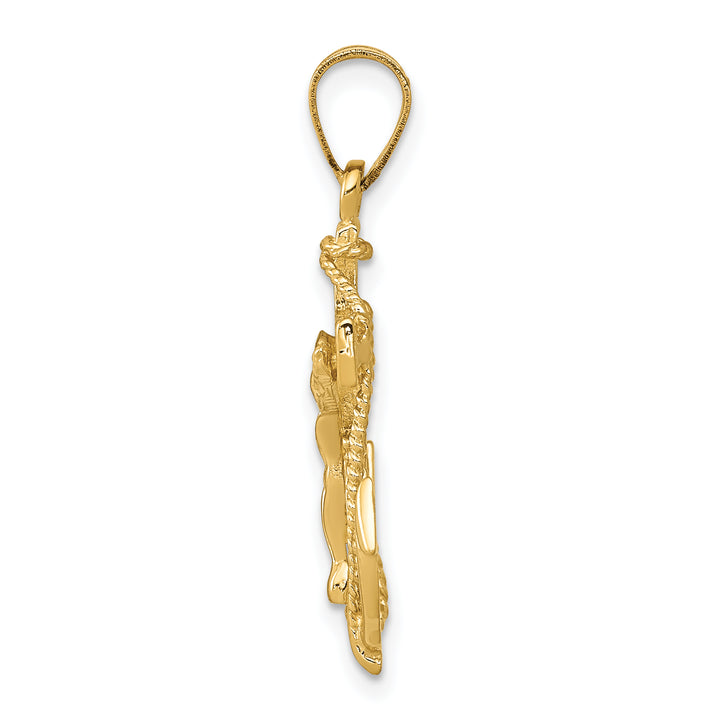 14k Mariners Crucifix Pendant