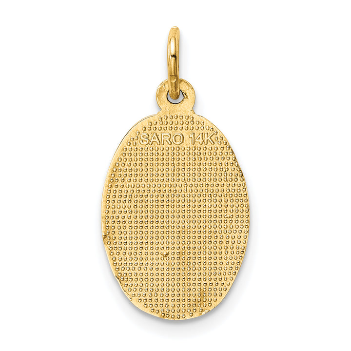 14k Saint Christopher Medal Charm