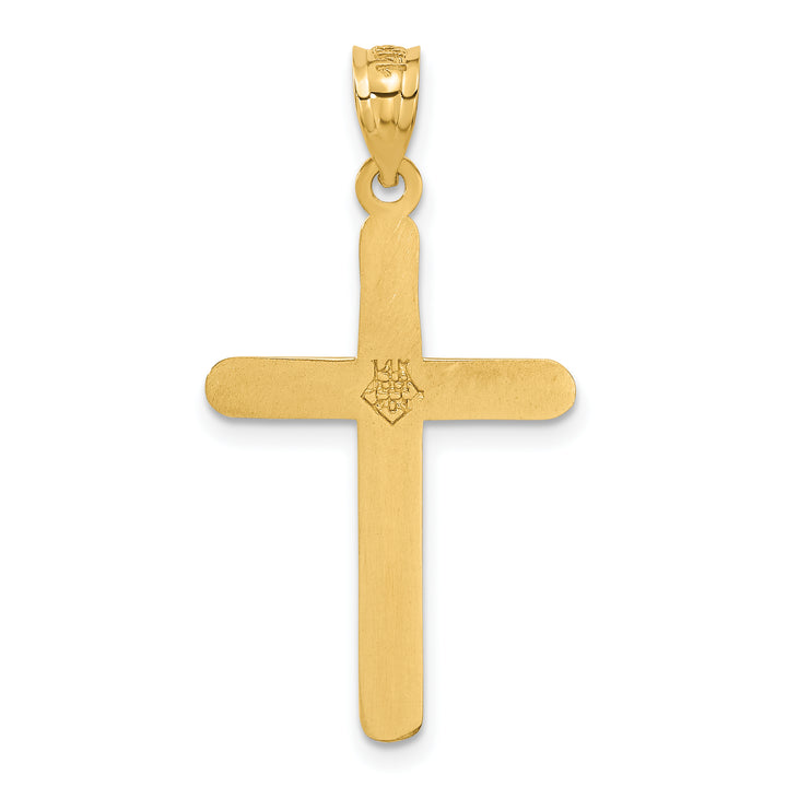 14k Polished Cross Pendant