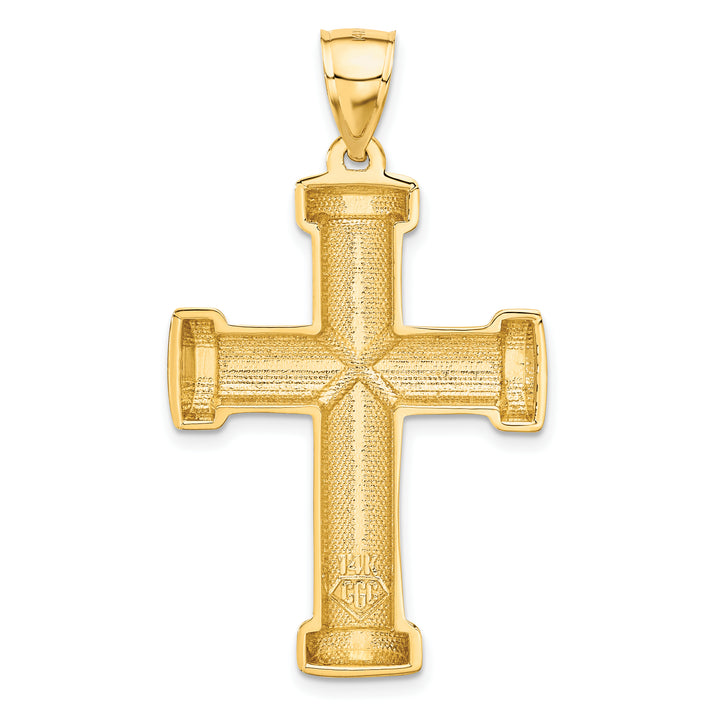 14k Polished Latin Cross Pendant