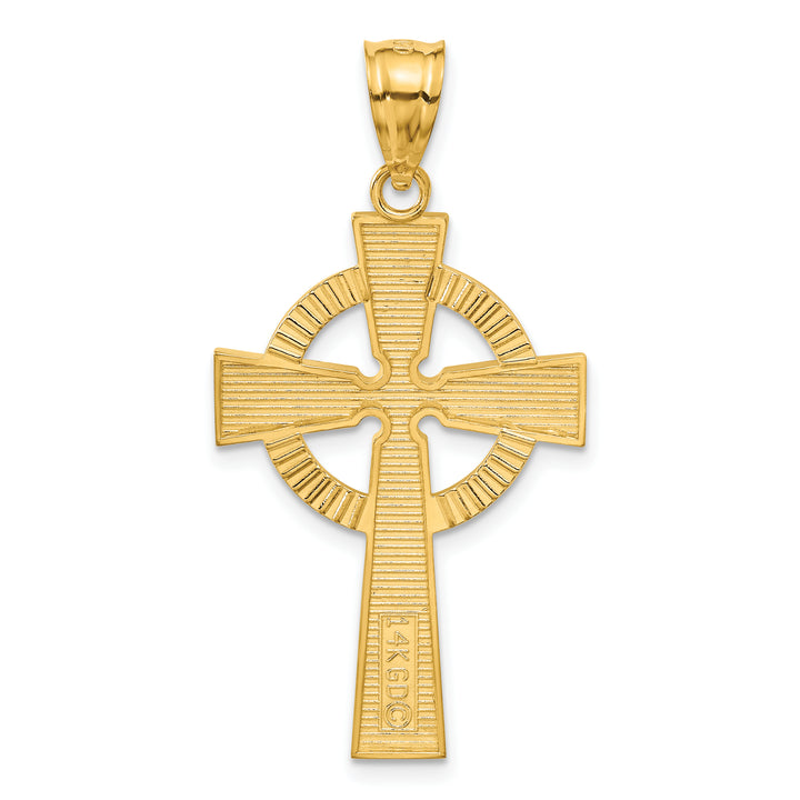 14k Celtic Cross Pendant