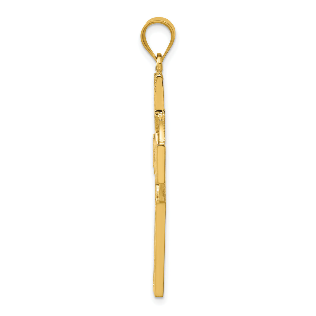 14k Celtic Cross Pendant