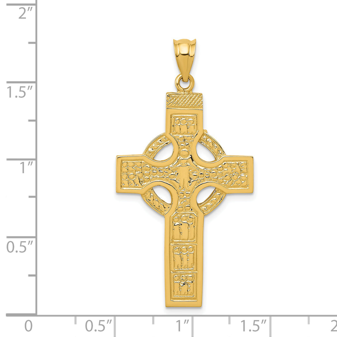 14k Celtic Cross Pendant