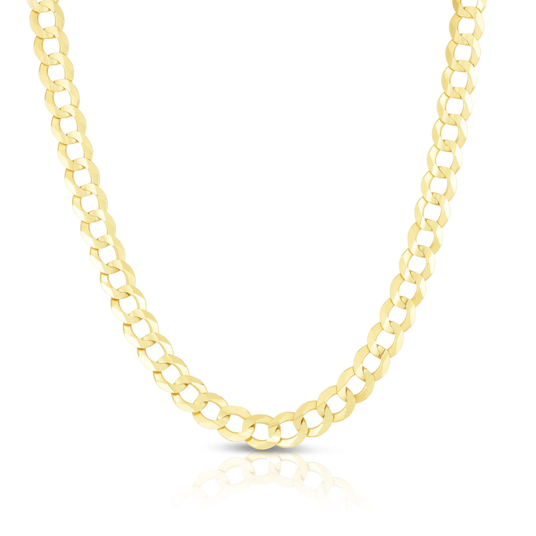 14K Gold 5.7mm Comfort Curb Chain