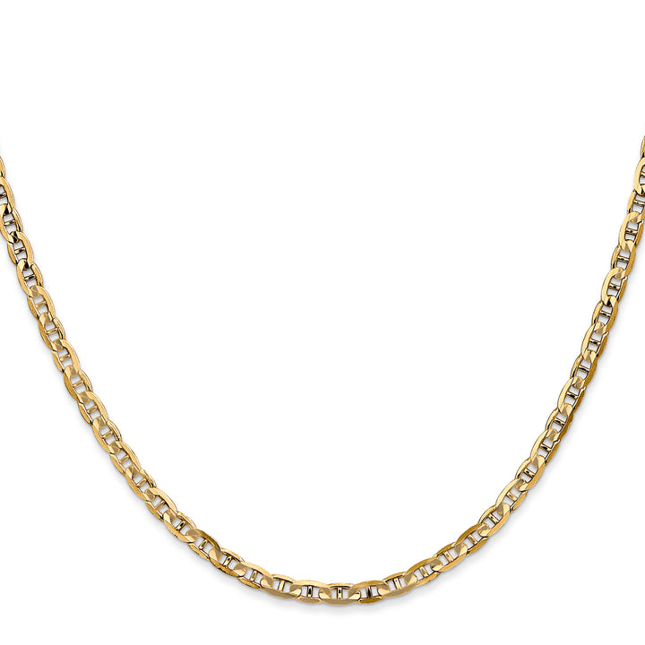 14k 3mm Concave Anchor Chain