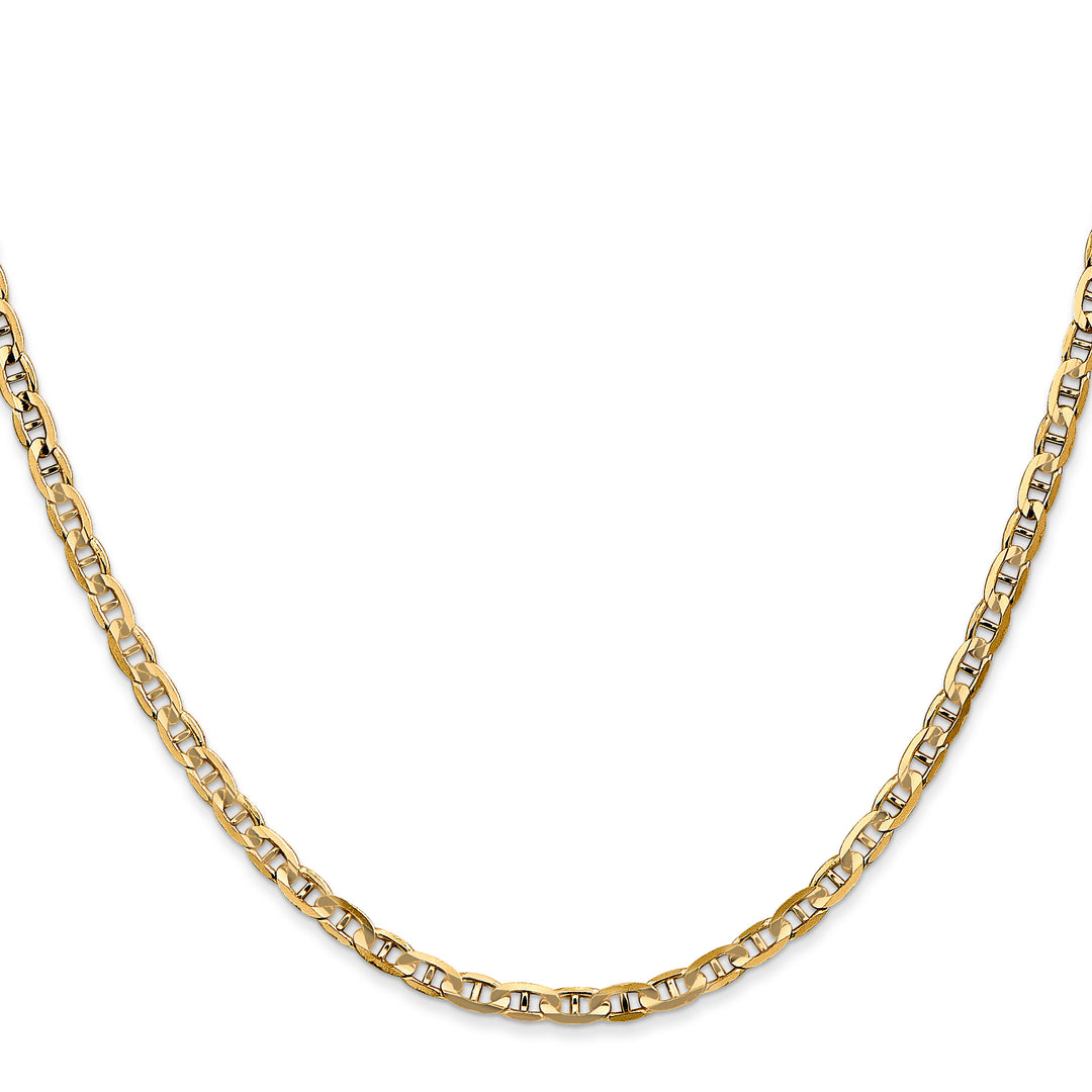 14k 3mm Concave Anchor Chain