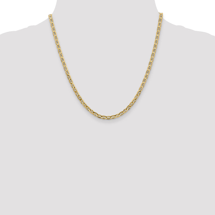 14k 3.75mm Concave Anchor Chain