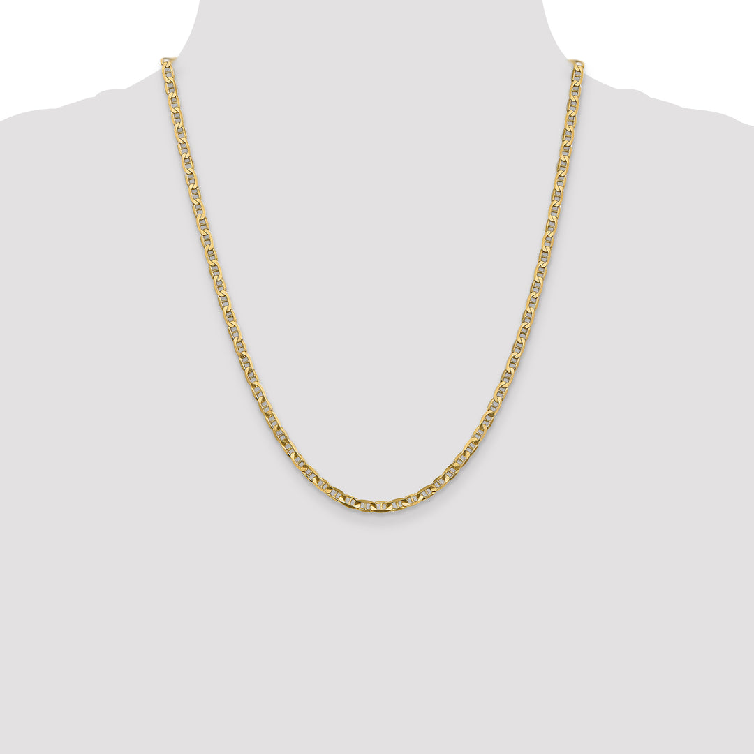 14k 3.75mm Concave Anchor Chain