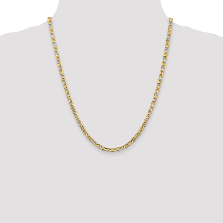 14k 3.75mm Concave Anchor Chain