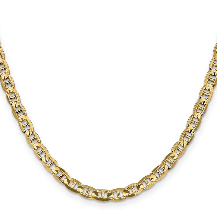 14k 4.5mm Concave Anchor Chain