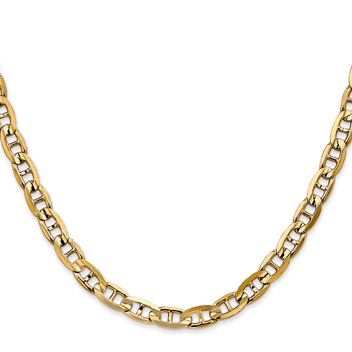 14k 5.25mm Concave Anchor Chain