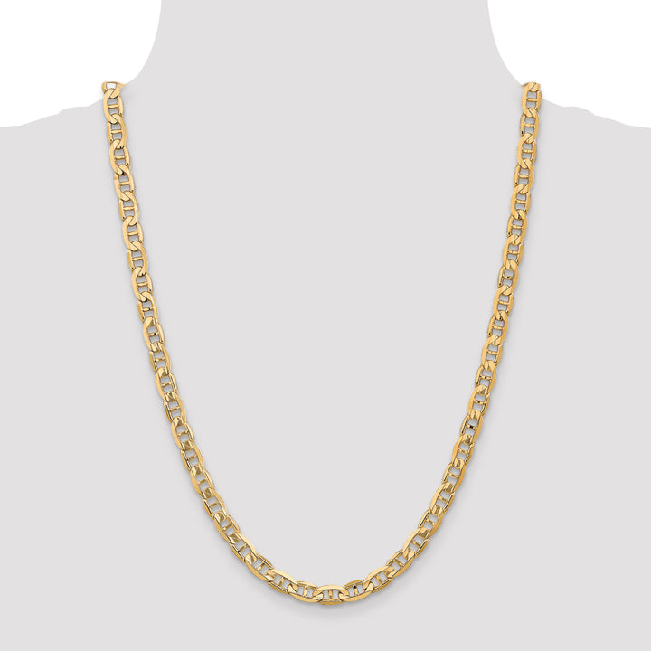 14k 6.25mm Concave Anchor Chain