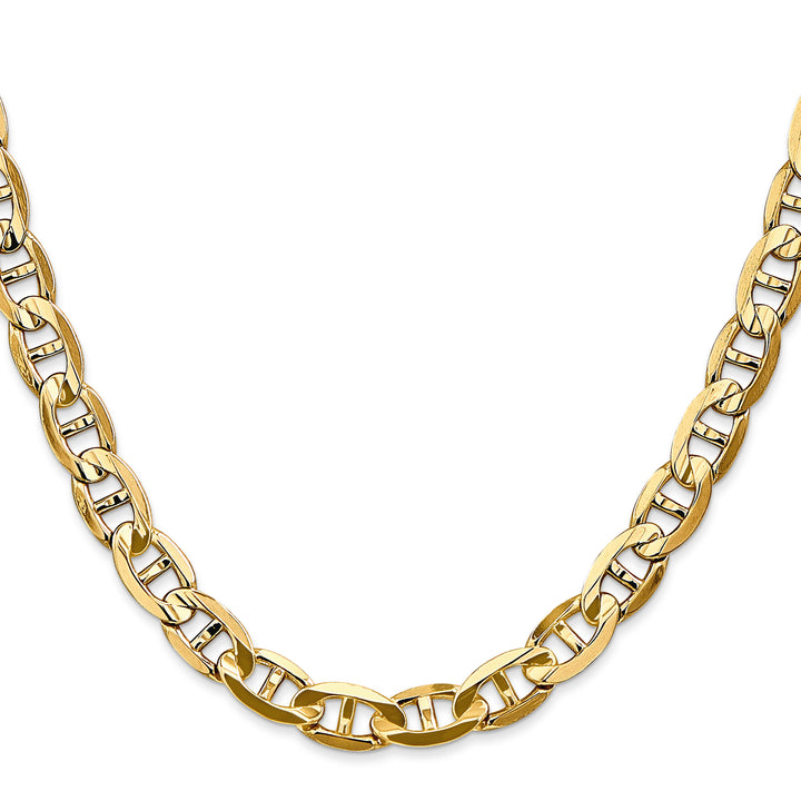 14k 7mm Concave Anchor Chain