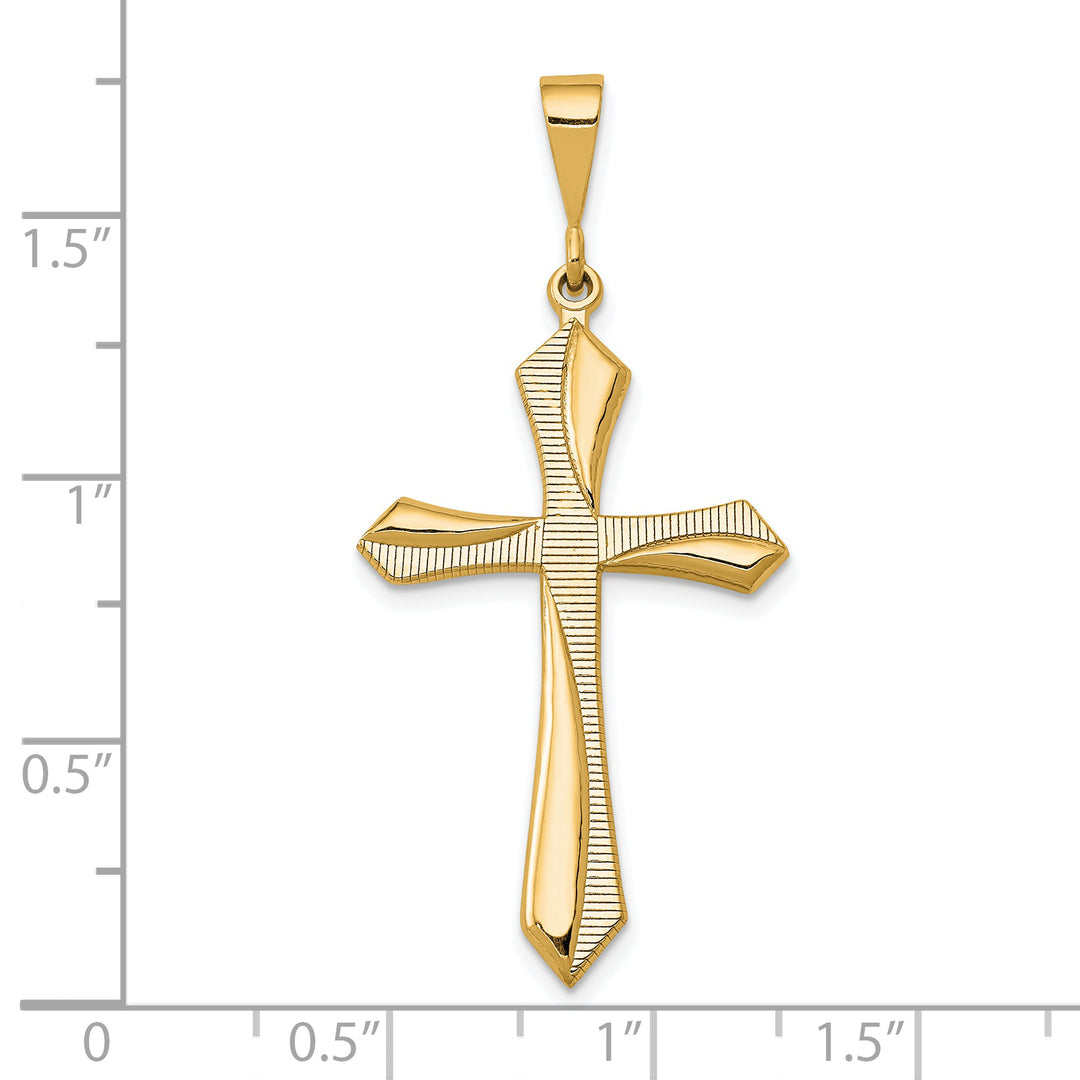 14k Passion Cross Pendant