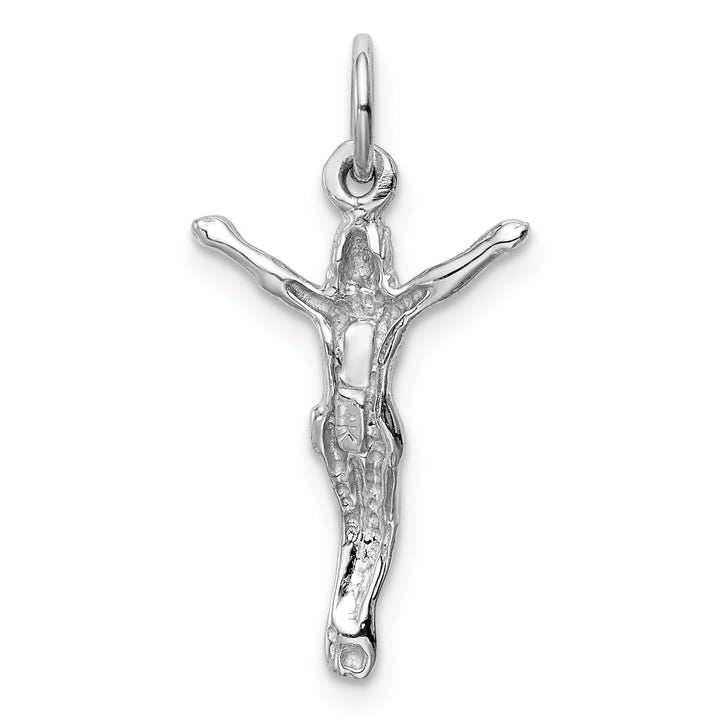 14k White Gold Jesus Charm
