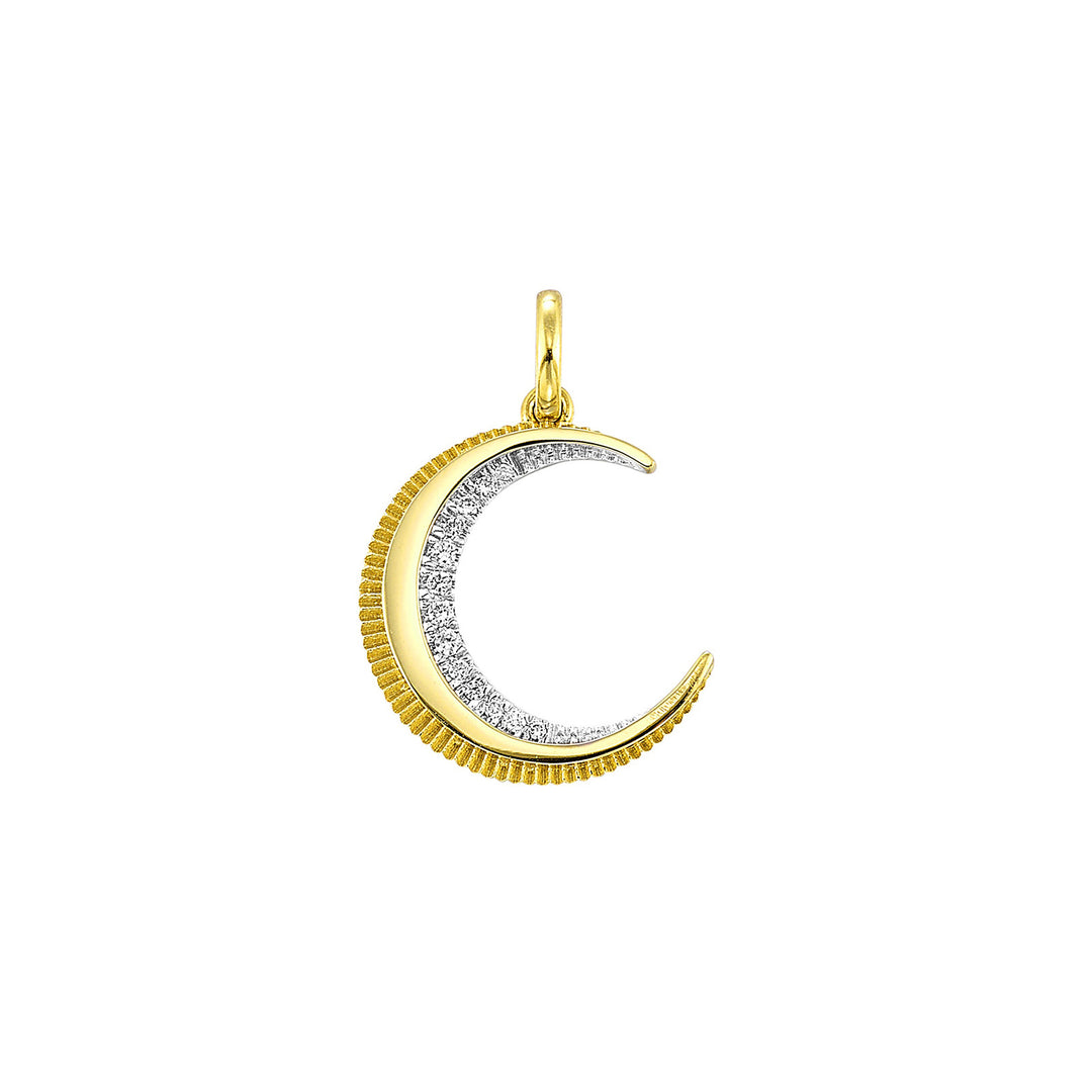 14Kt Yellow Gold Diamond 1/20Ctw Charm