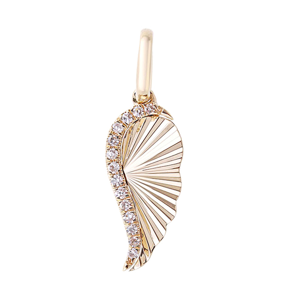 14Kt Yellow Gold Diamond 1/25Ctw Charm