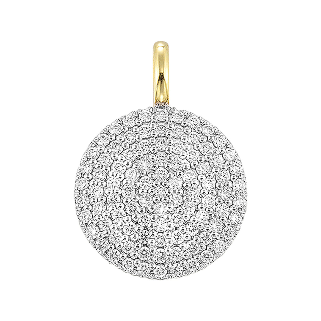14Kt Yellow Gold Diamond 1/2Ctw Charm